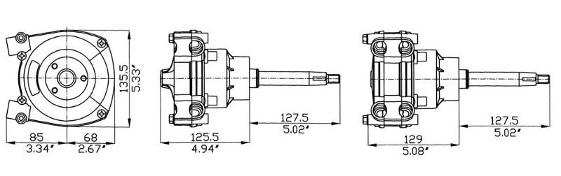 UFLEX T74NRFC méretek