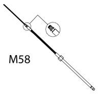 M58 Kormánykábel - WEMA (kifutó termékek) - WEMA (kifutó termékek), Visszajelző műszerek, Hajófelszerelés hajósbolt, hajóalkatrészek széles választéka