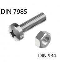Cilinderes facsavar DIN 7985