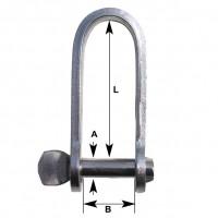 Aquinox patentes lemezsekli AISI 316 - Takaróponyva XXL 630-710 cm - Takaróponyvák, Hajó és csónakkiegészítők, Hajófelszerelés hajósbolt, hajóalkatrészek széles választéka