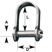 Könnyített lemezsekli - NIRO Toggle Pin Hossz: 25,4 mm - Bolcnik, Rozsdamentes veretek, kiegészítők, Hajófelszerelés hajósbolt, hajóalkatrészek széles választéka