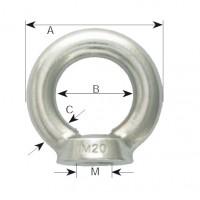 AQUINOX gyűrűsanya AISI 316 - Saválló forgószem A4 Lánc 6 - 8mm - Összekötő és forgószemek horgonyhoz, Horgonyzás és kikötés, Hajófelszerelés hajósbolt, hajóalkatrészek széles választéka