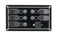 Kapcsolótábla - T-Terminal Nirosta Hossz (L): 184 mm - Terminálok, Rozsdamentes veretek, kiegészítők, Hajófelszerelés hajósbolt, hajóalkatrészek széles választéka