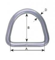 AQUINOX D gyűrű A4 - Reling drótkötél PVC bevonat 7,0 mm 7x7 - Drótkötelek, Rozsdamentes veretek, kiegészítők, Hajófelszerelés hajósbolt, hajóalkatrészek széles választéka