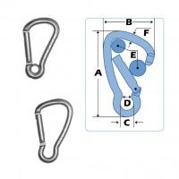 KONG Harness Karabiner - Kötélvezetők - Erőátviteli rendszerek fedélzeti szerelvény, Hajófelszerelés hajósbolt, hajóalkatrészek széles választéka