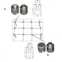 AQUINOX Drótkötél bilincs - BLUE WAVE Spanner AISI 316 - A4 M8 - Spannerek, Rozsdamentes veretek, kiegészítők, Hajófelszerelés hajósbolt, hajóalkatrészek széles választéka