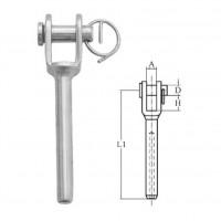 AQUINOX villás terminál A4 - körfény (pozíciófény) Fekete 230 mm - Pozíciófények, Fények, Világítás, Hajófelszerelés hajósbolt, hajóalkatrészek széles választéka