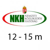 Kötelező felszerelés 12-15 m