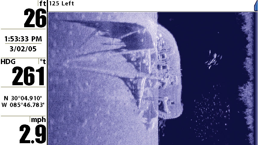 Humminbird halradar radarkép Humminbird halradar radarkép